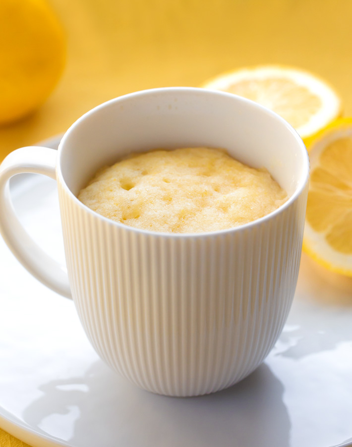 Lemon Cake In A Mug
