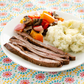 Marinated Flank Steak | realmomkitchen.com