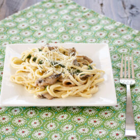 Mushroom Florentine Pasta | realmomkitchen.com
