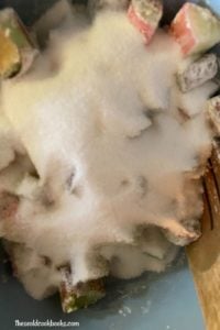 Eaten plain or with ice cream, you can't beat Old Fashioned Rhubarb Cobbler.  With few steps and simple ingredients, this recipe is a keeper.