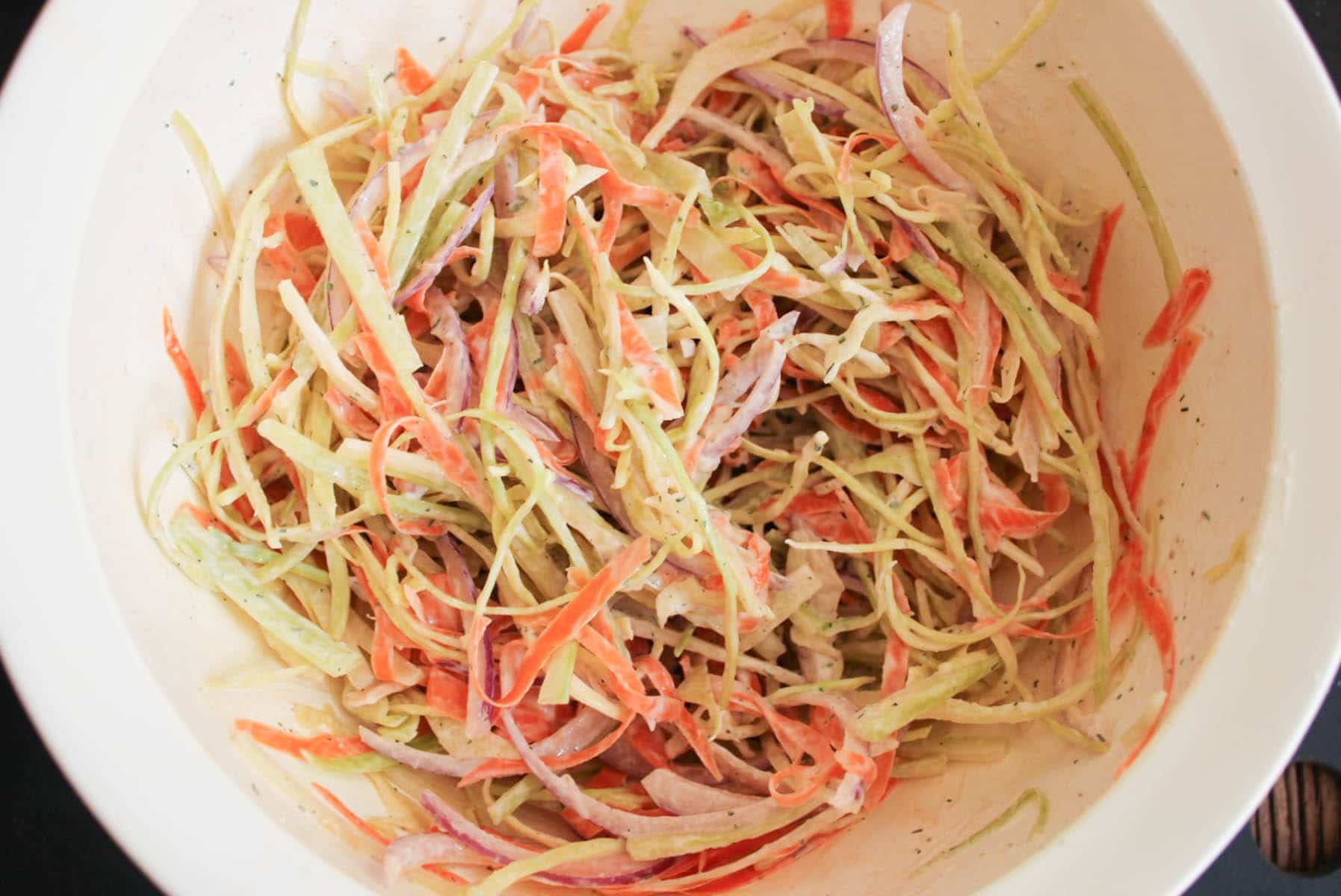 Open-Face Buffalo-Chicken-Subs-with-Ranch-Slaw-and-Blue-Cheese-Crumbles-step-6