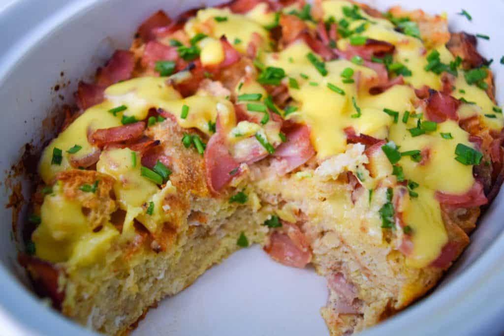 Overnight Eggs Benedict Casserole