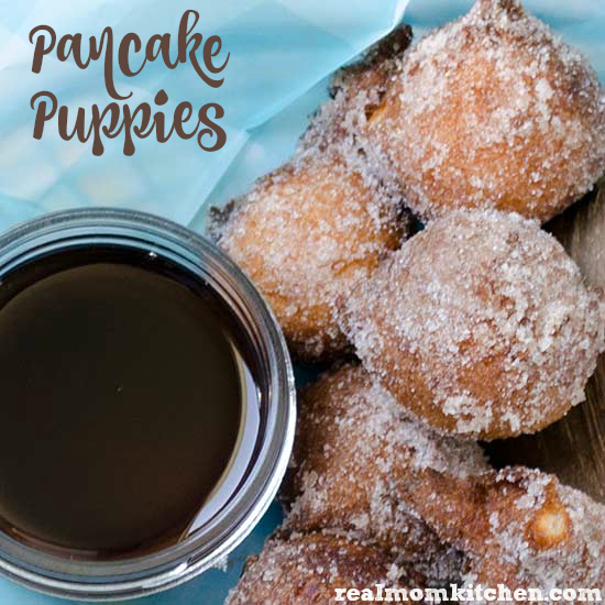 Pancake Puppies | realmomkitchen.com