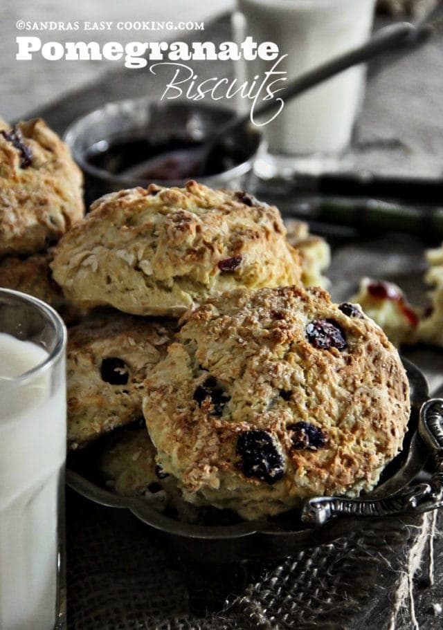 Pomegranate Biscuits