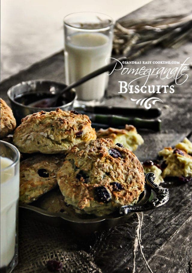 Pomegranate Biscuits