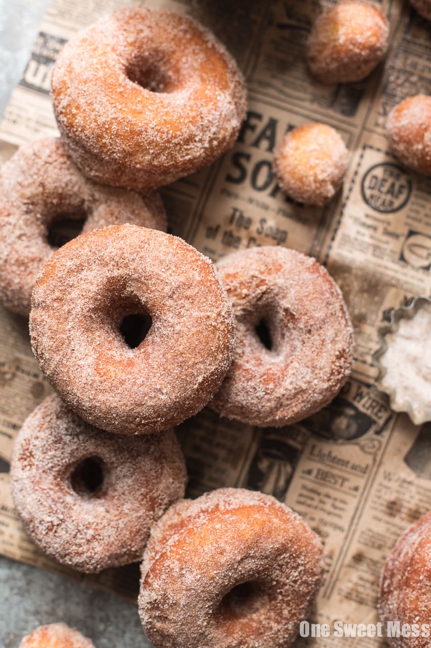 Pumpkin Spice Sugared Donuts