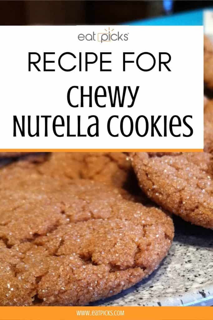 recipe for chewy nutella cookies