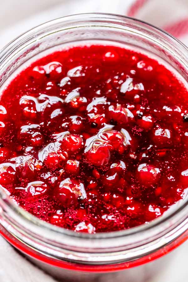 Red currant pie filling