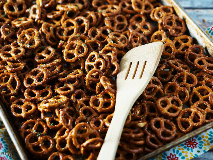 Zesty Italian Seasoned Pretzels