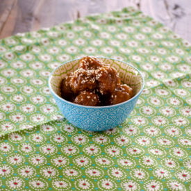 Slow Cooker Teriyaki Meatballs | realmomkitchen.com