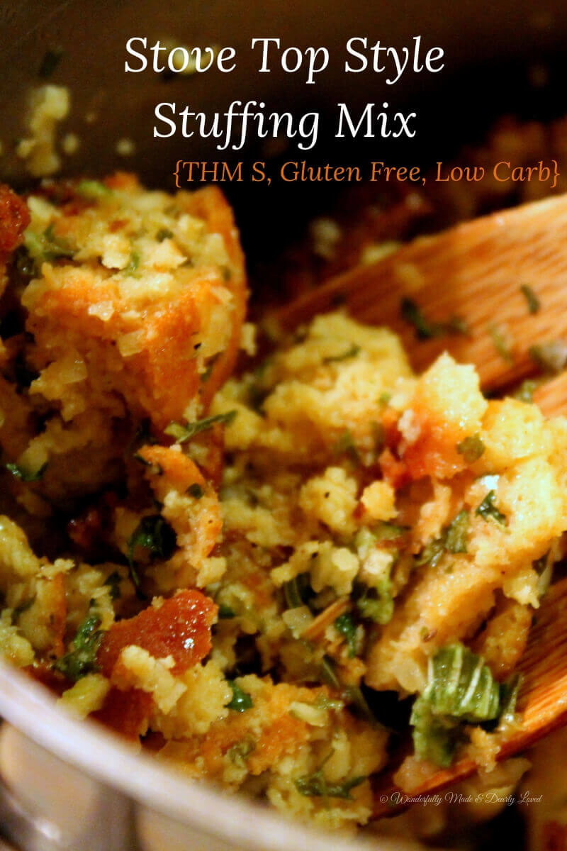Stove Top Style Dressing Mix {THM S, Gluten Free, Low Carb}