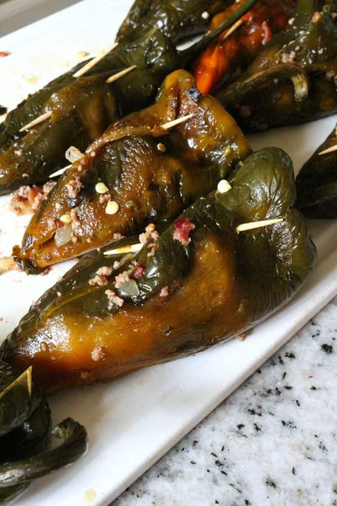 Stuffed chiles #chilesrellenos #mexicanrecipes #whole30recipes