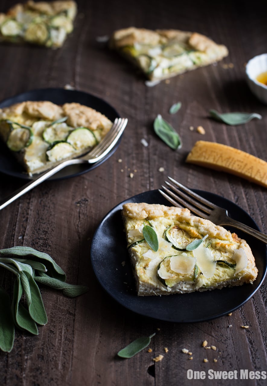 Summer Squash & Ricotta Galette with Sage Brown Butter