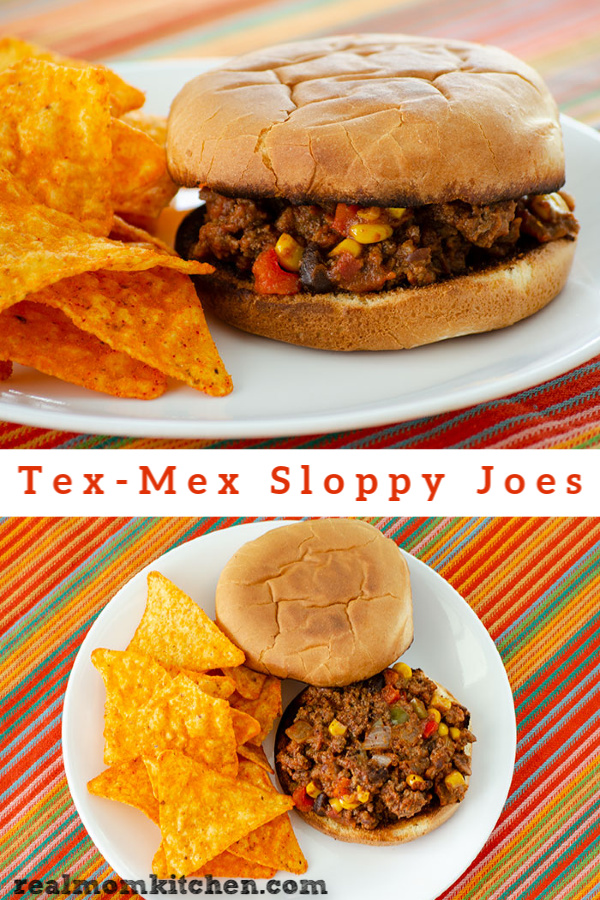 Tex-Mex Sloppy Joes | realmomkitchen.com