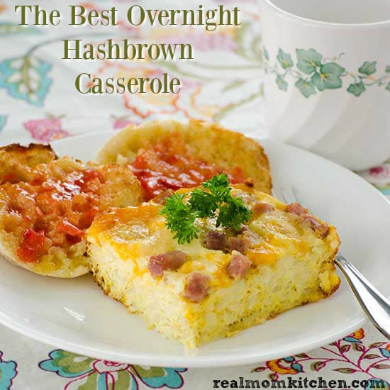 The Best Overnight Hashbrown Casserole | realmomkitchen.com