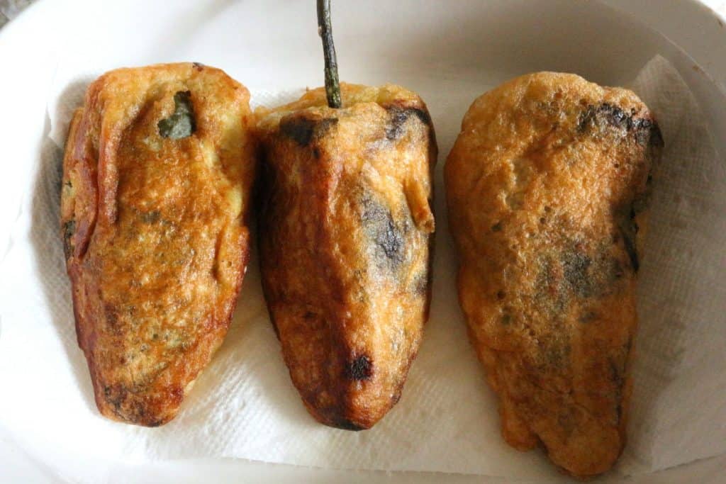 Fried chiles rellenos #chilesrellenos #mexicanrecipes #whole30recipes