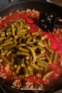 This green bean chili is full of vegetables and flavor.