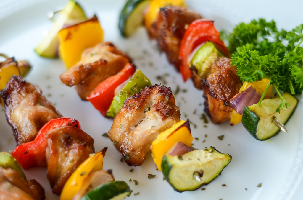 air fryer chicken kabobs