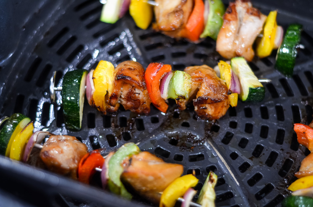 air fryer chicken kabobs