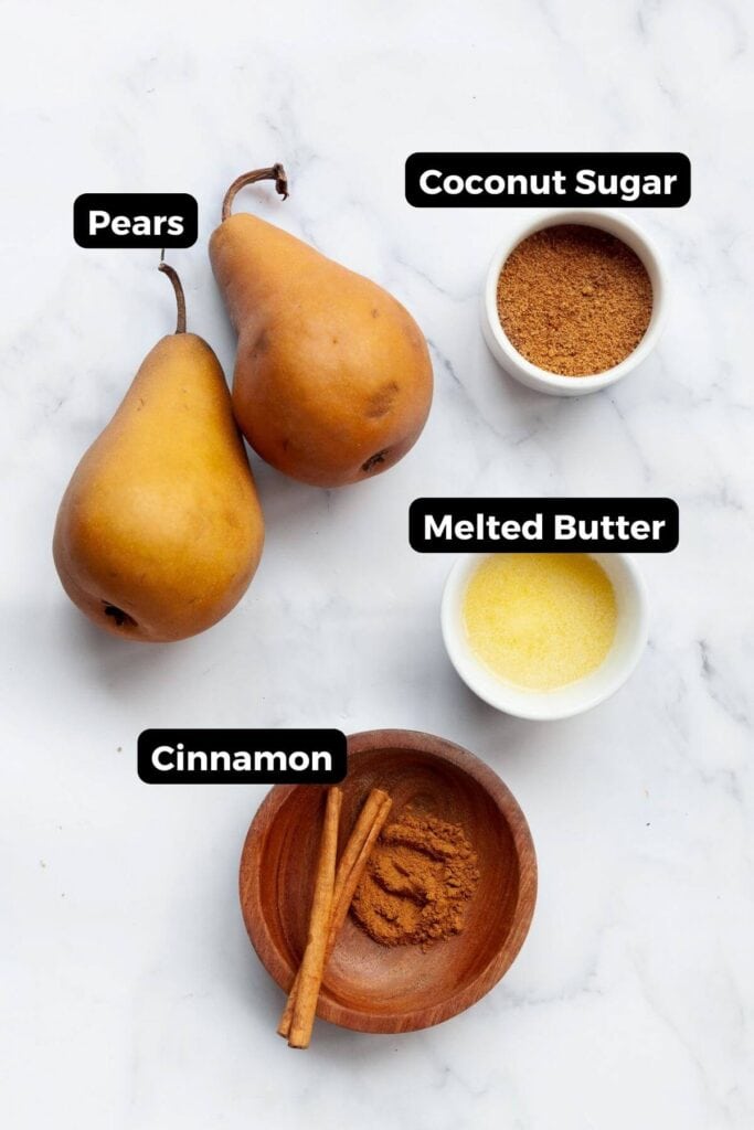 all four ingredients labled