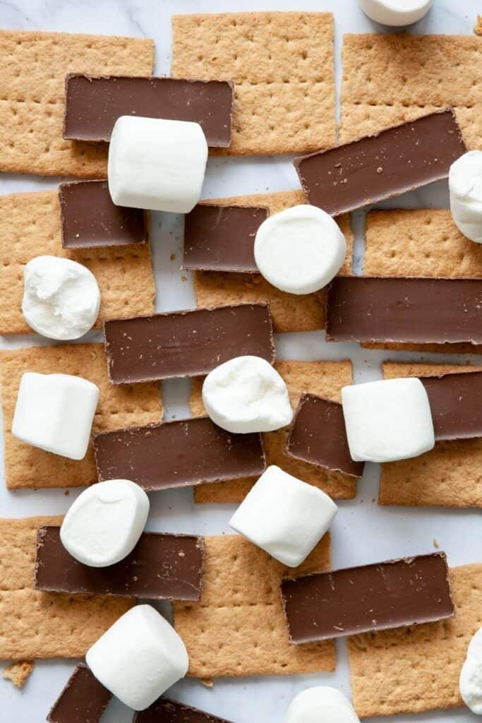 ingredients in air fryer s'mores