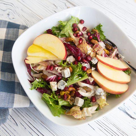 Holiday Bitter Greens Salad 