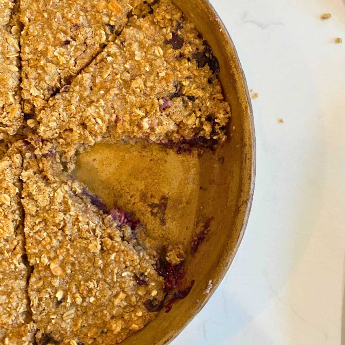 baked blueberry oatmeal