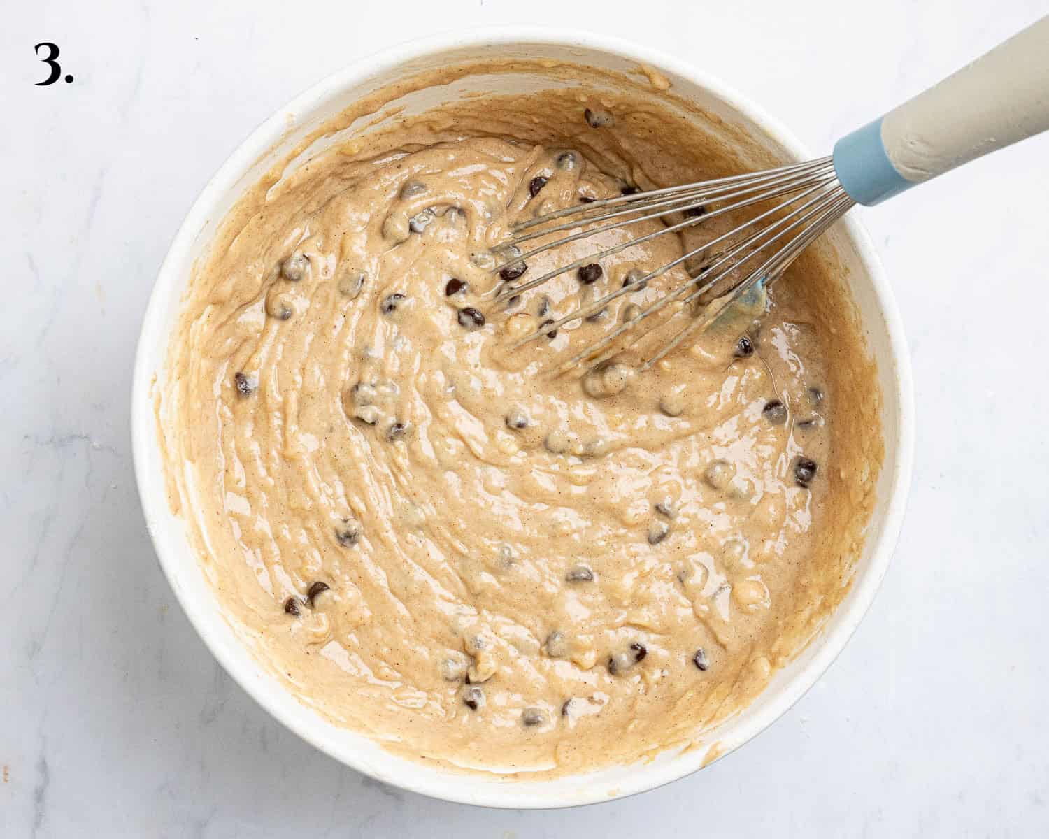 Step 3, the finished batter.