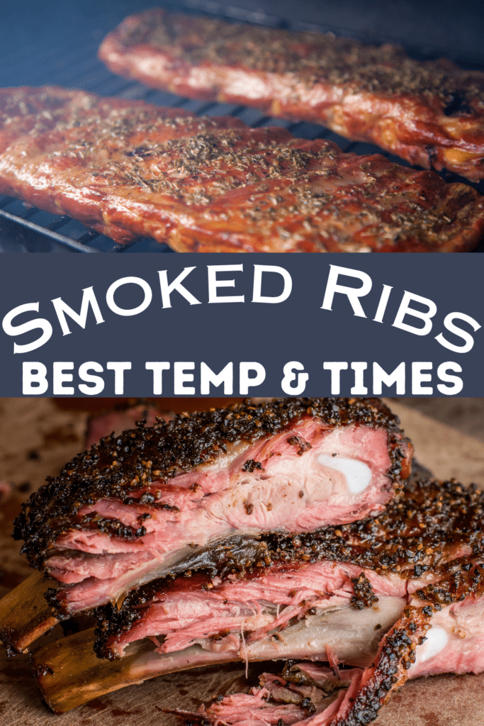 smoked ribs raw and finished with text