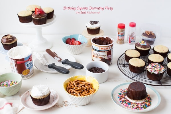 Birthday Cupcake Decorating Party from thelittlekitchen.net Birthday Cupcake Decorating Party from thelittlekitchen.net