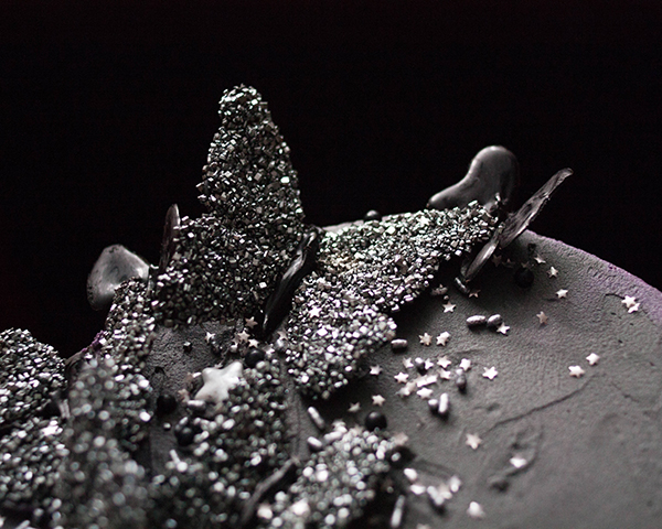 How to make a creepy-cool Black Butterfly Cake for Halloween! | Erin Gardner for TheCakeBlog.com