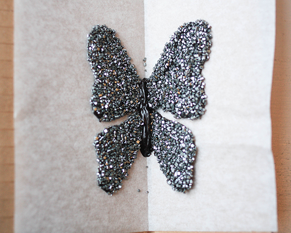 How to make a creepy-cool Black Butterfly Cake for Halloween! | Erin Gardner for TheCakeBlog.com