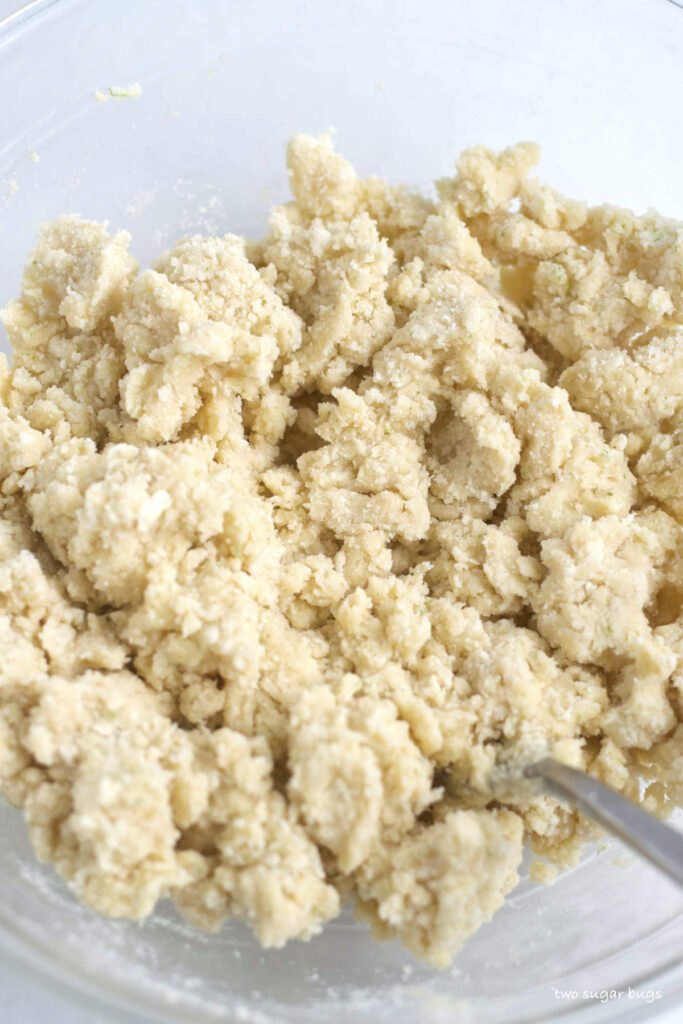 pastry dough mixed in a bowl