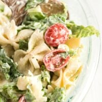 BLT pasta salad mixed together