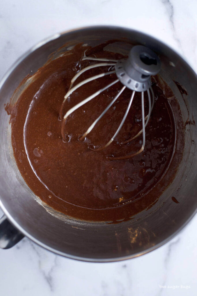 brownie cookie batter before flour is added