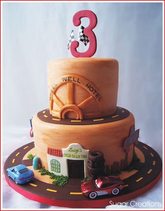 Disney Cars Cake by Sugar Creations
