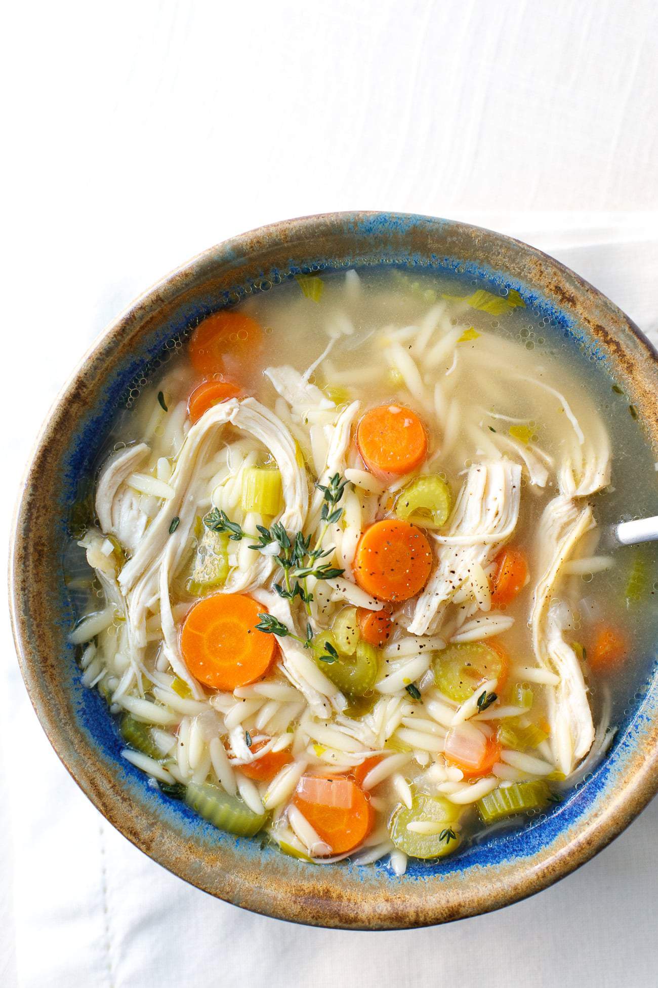 Pressure Cooker Chicken Orzo Soup Recipe - This easy and delicious chicken orzo soup is a wonderfully healing and comforting family dinner. #PressureCooker #CrockPot #ChickenOrzoSoup #PressureCooker #CrockPot #ChickenOrzoSoup