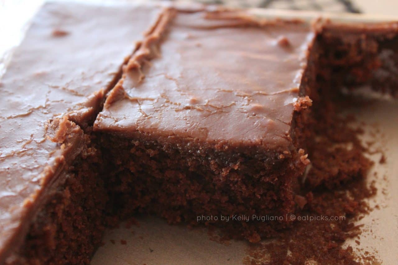 Chocolate sheet cake