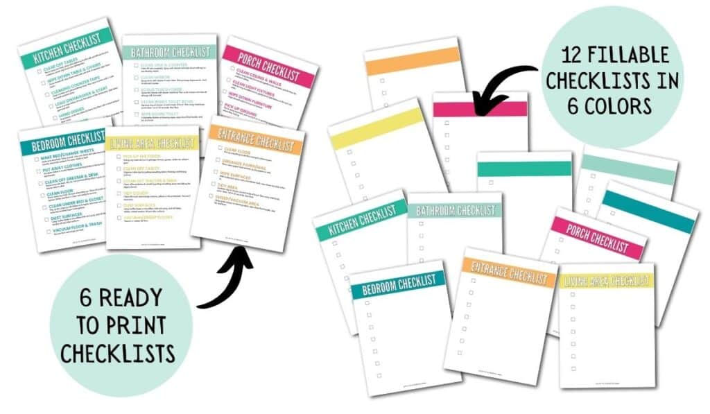 fillable cleaning checklist pdf