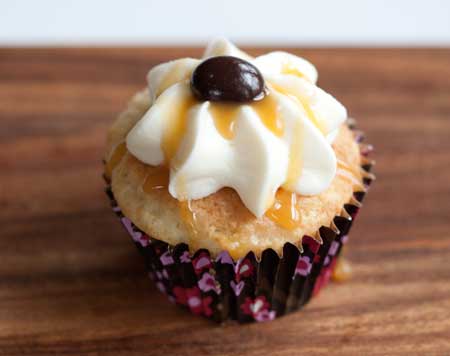 Coffee Mate White Chocolate Caramel Latte Cupcake