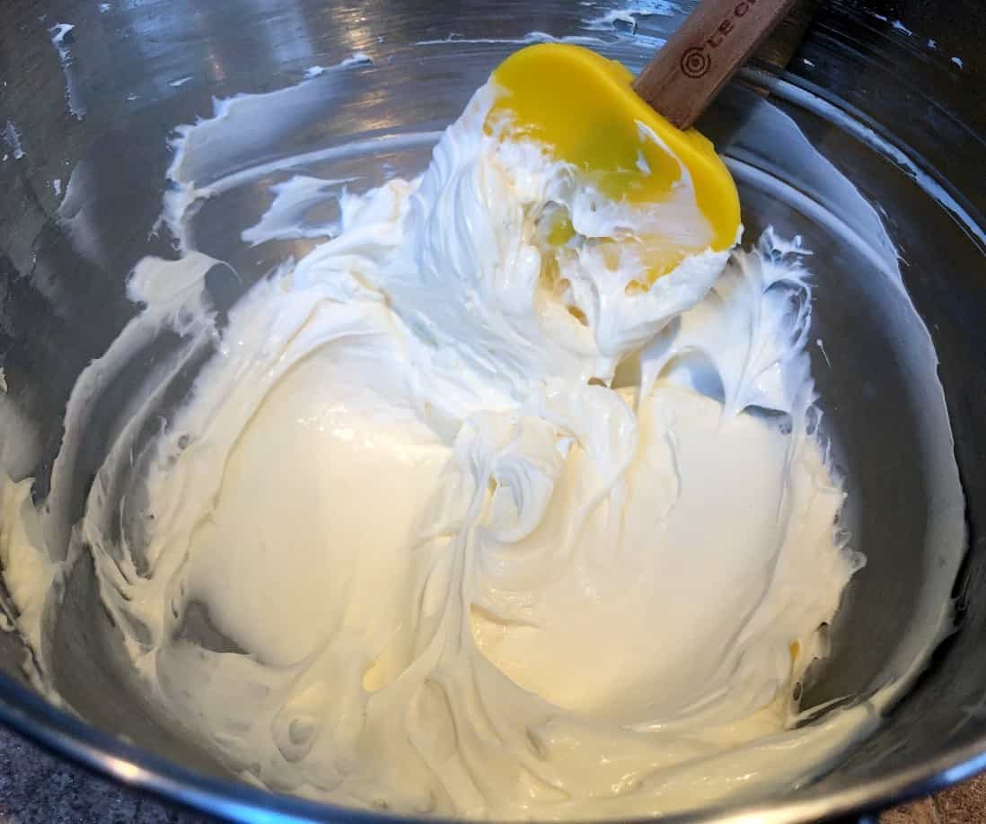 cream cheese frosting.