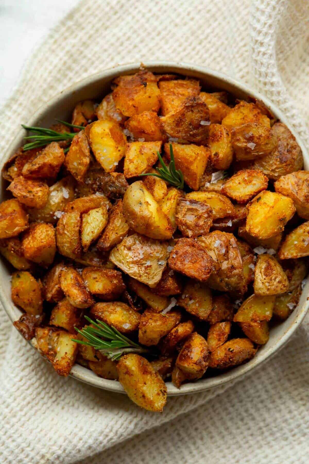 crispiest oven-roasted potatoes