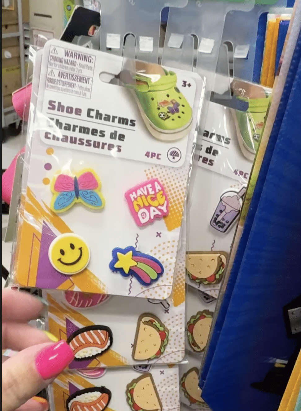 shoe charms at dollar tree