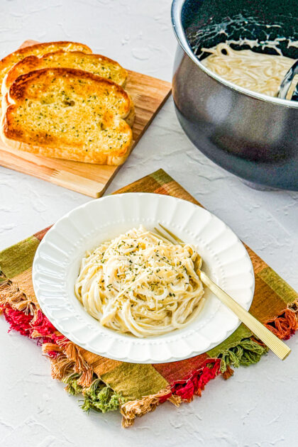 great alternative to alfredo sauce, made with cream cheese instead of cream