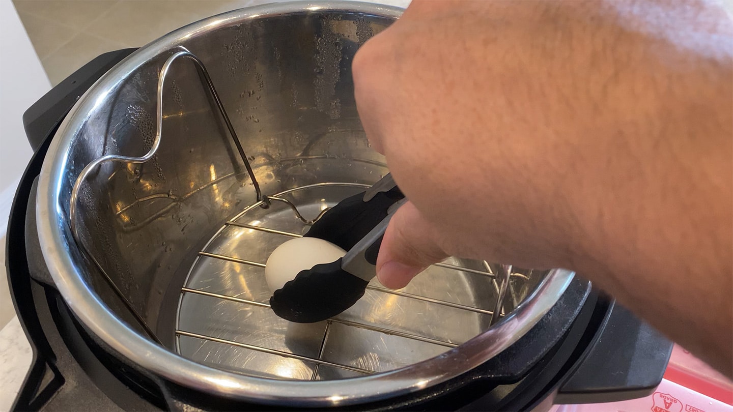 Egg in an instant pot