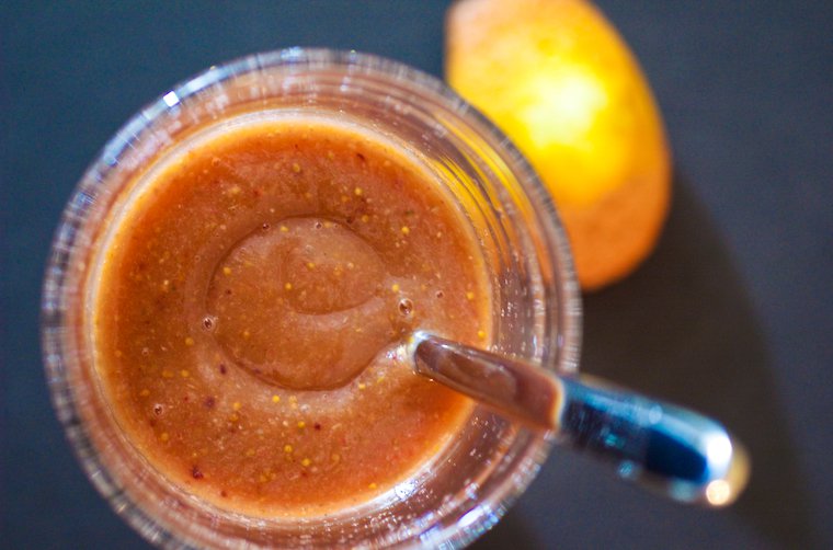 Fig and Rose Smoothie