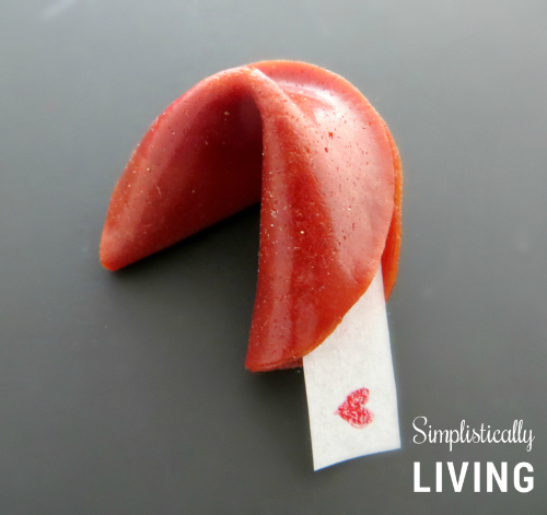 fruit roll-up fortune cookie completed