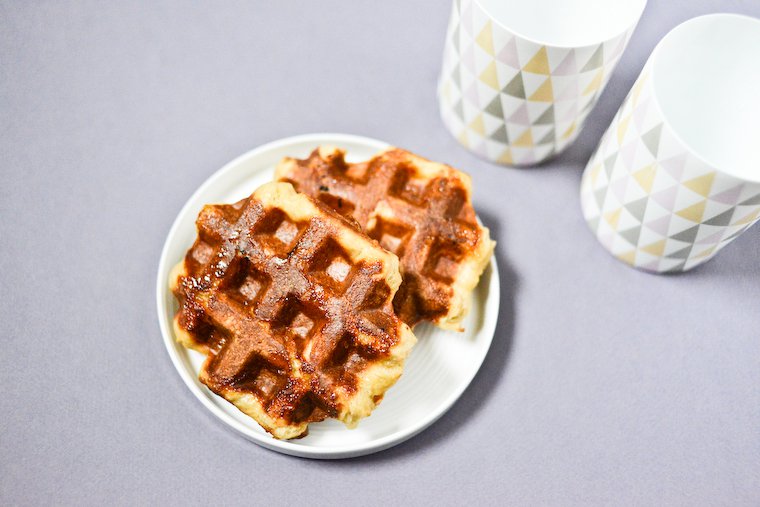 Liège-Style Belgian Waffles Recipe