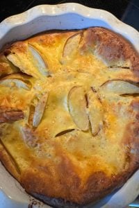 Impress your family with this delicious and easy-to-make German Apple Pancake recipe. Full of sweet and savory flavors, a Dutch baby (another word for German pancake) is the perfect way to start your morning.