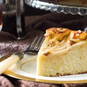gluten free dairy free pear almond cake